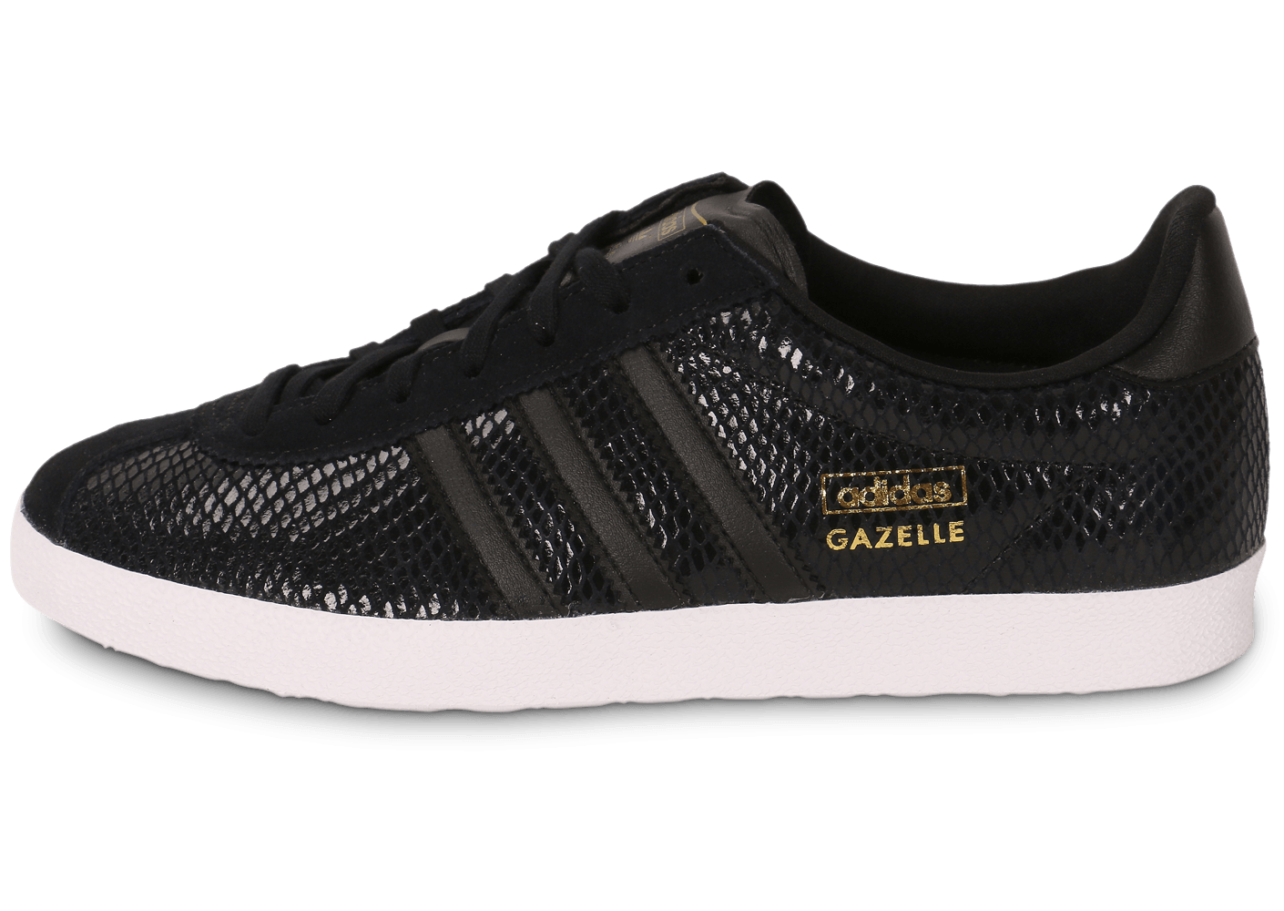 baskets femme adidas gazelle og serpent noir