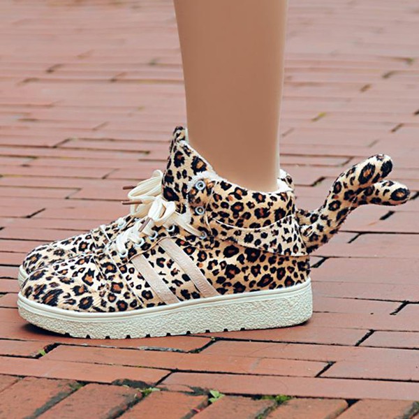 basket adidas leopard