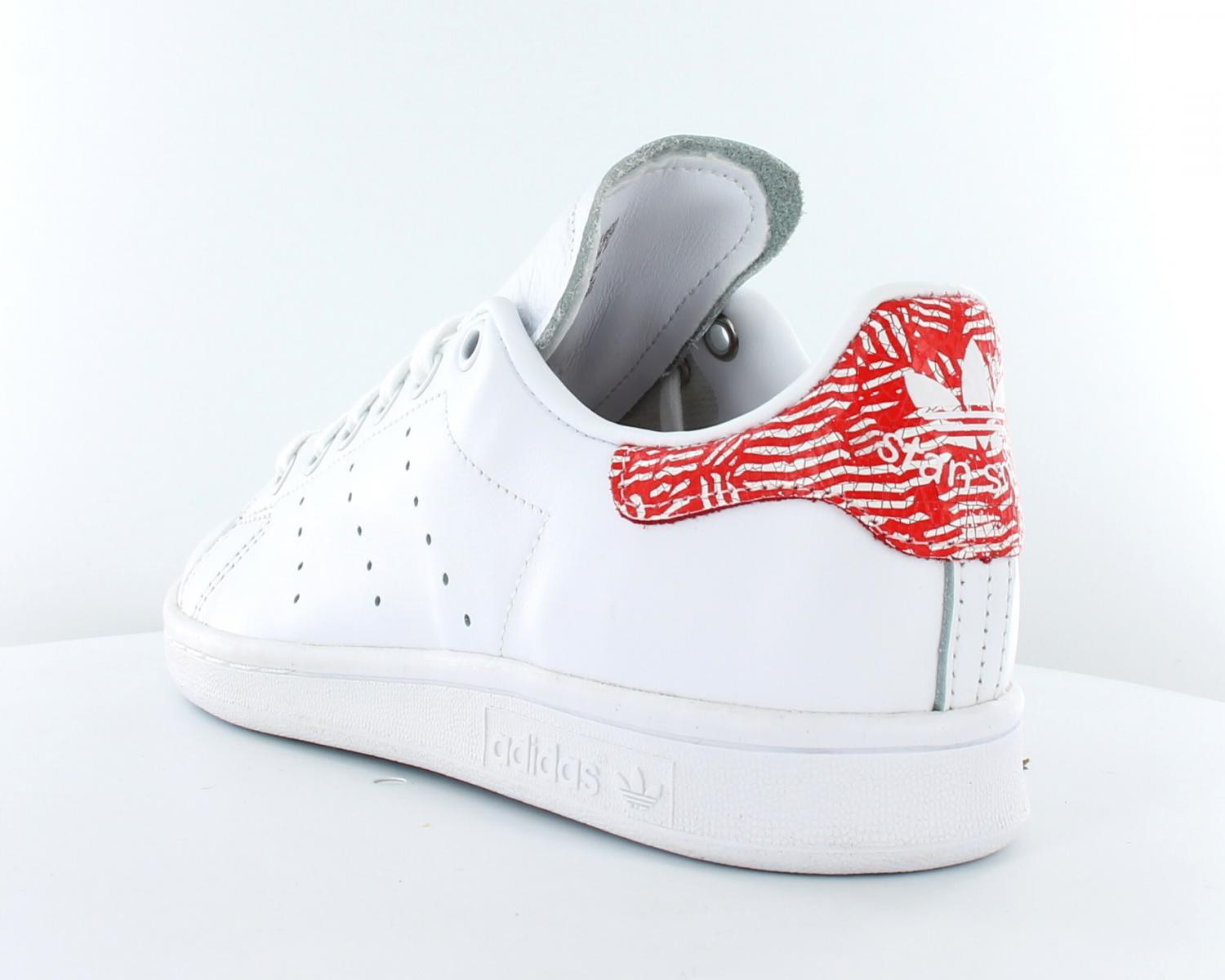 stan smith croco Rouge