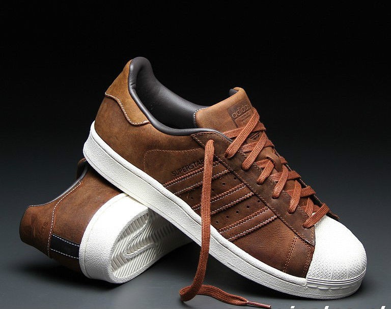 adidas superstar 80s Marron homme