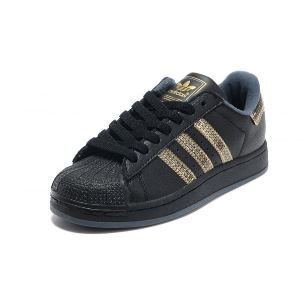 adidas superstar noir et or pas cher