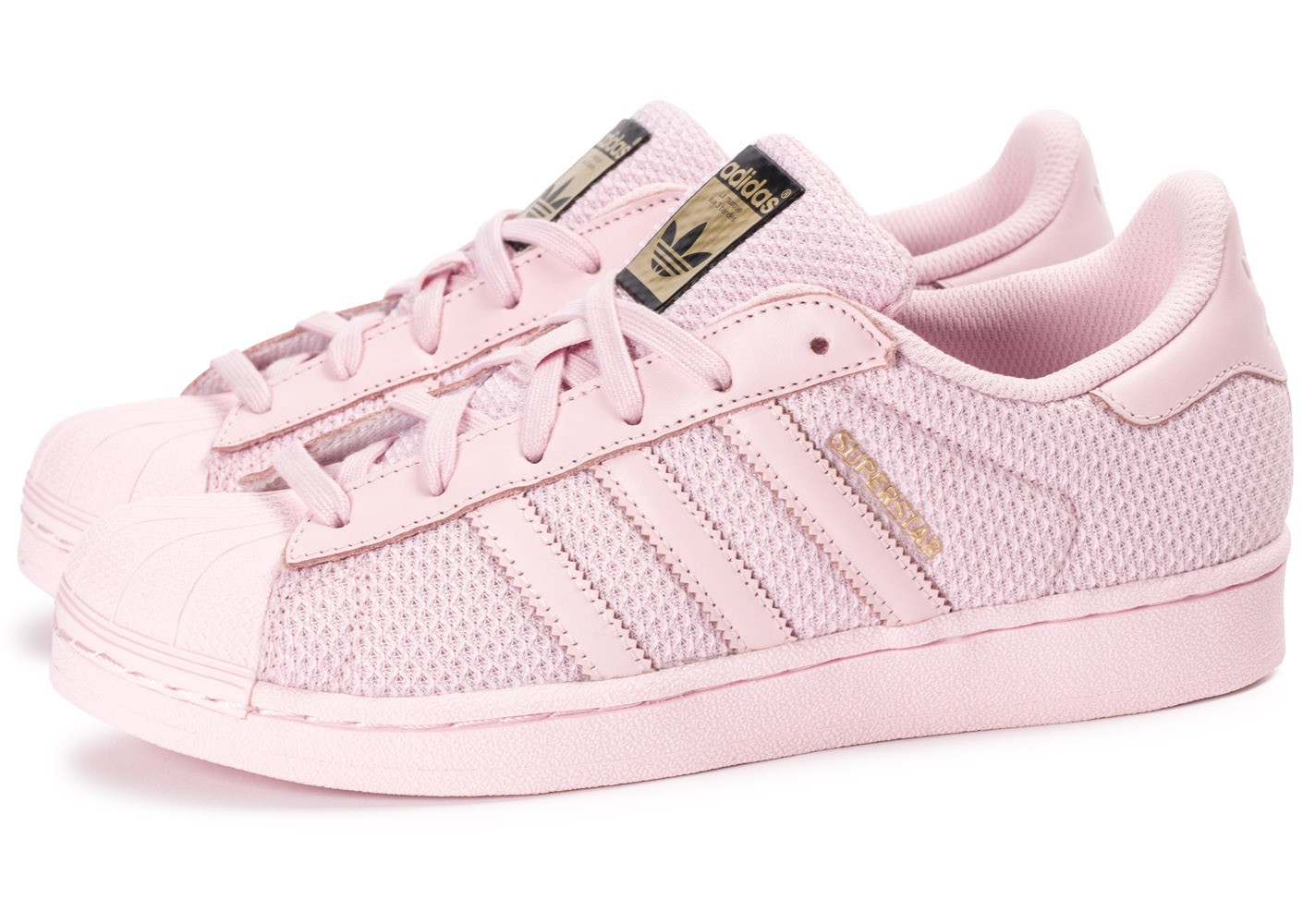 superstar bande rose pale