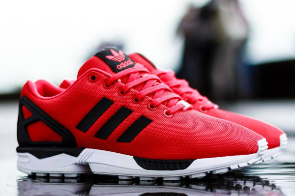 adidas zx flux rouge fluo