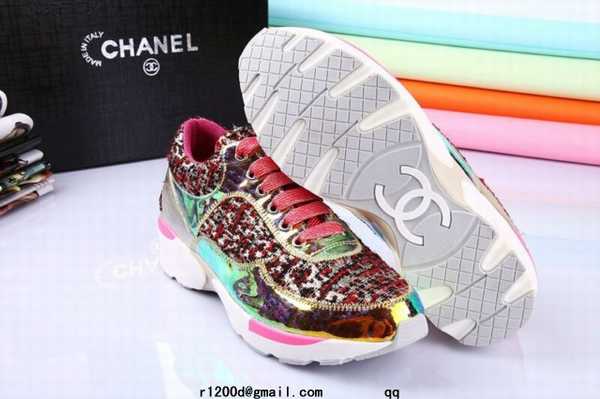 paire de basket chanel femme